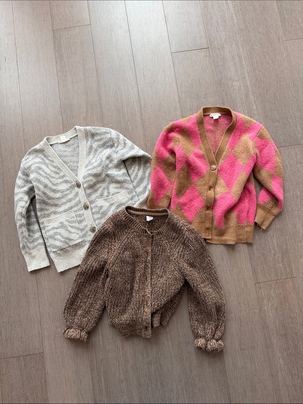 Kid’s 5Y sweater cardigan set- Gap & Crewcuts